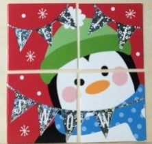 Jolly Parenting Recycled Christmas Card Jigsaw